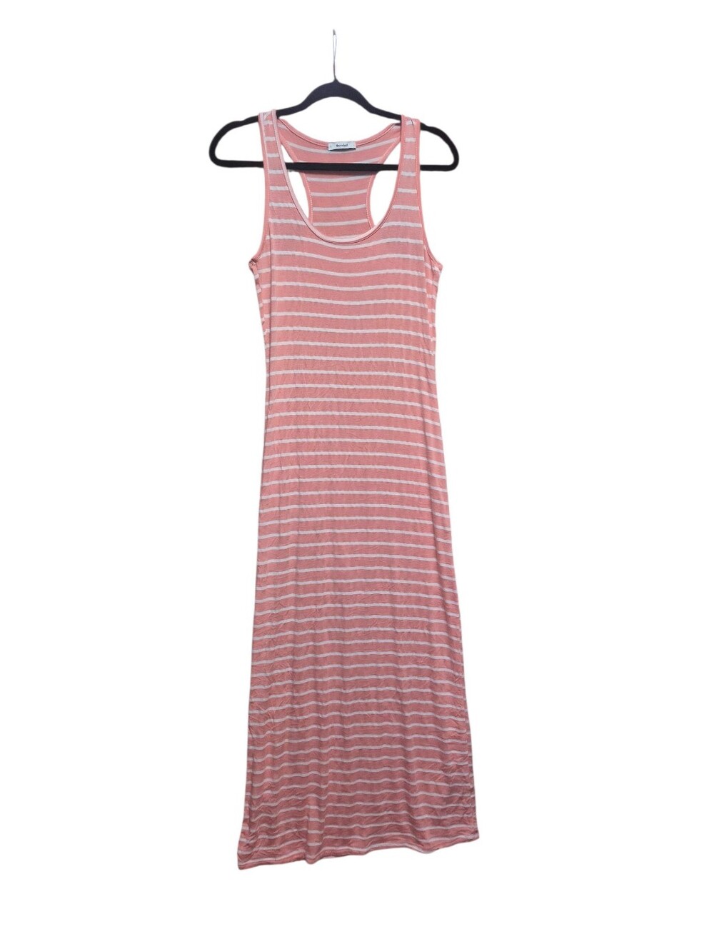 TeenBell Pink & White Striped Racerback Tank